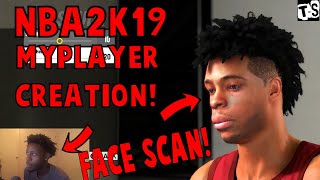 Nba2K19 Myplayer Creation And Build Face Scan Nba2K19 Mycareer