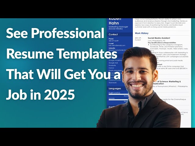 Professional Resume Samples 2025