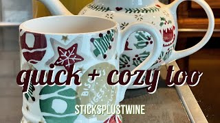 sticksplustwine: quick + cozy too @SticksTwine