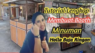 Cara Membuat Booth Portable hollo Baja Ringan.#boothportable