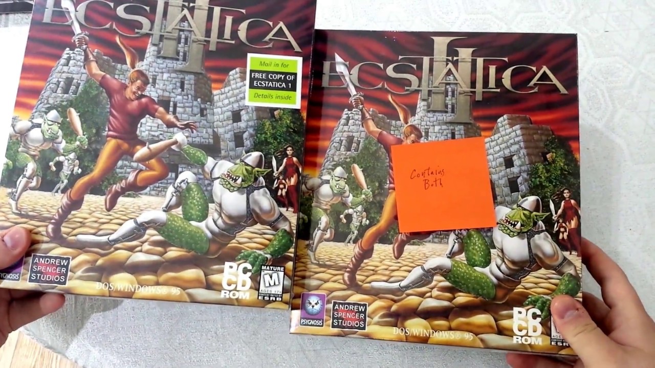 Random Game Unshrinking / Game Version Differences - Ecstatica I and II (1994-1997)