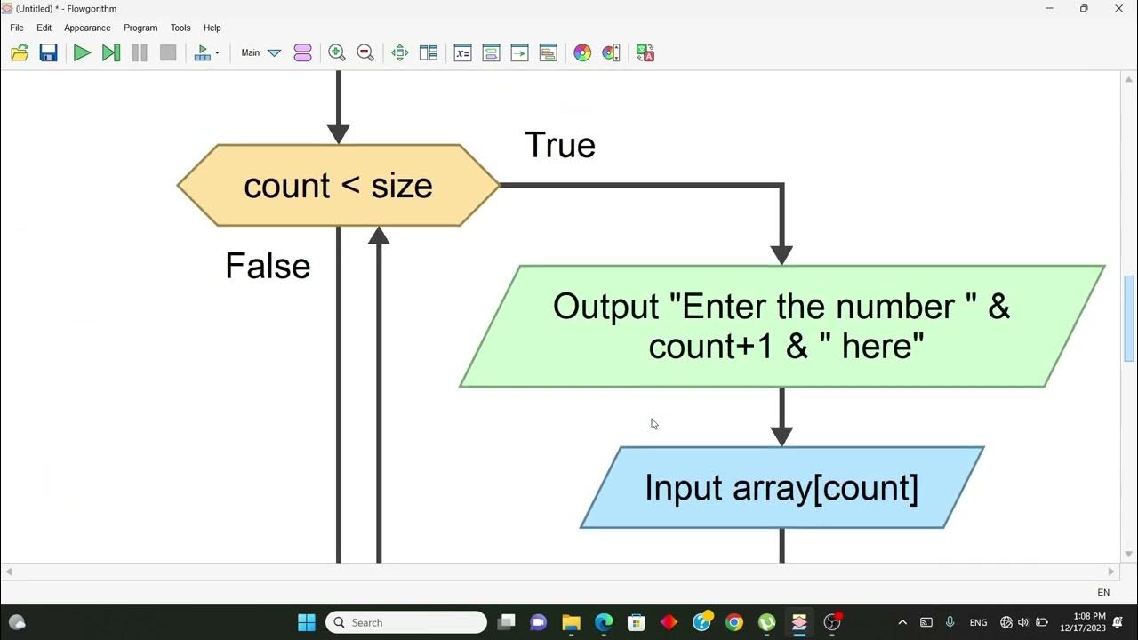 Flowgorithm 3 || Introduction to arrays - YouTube