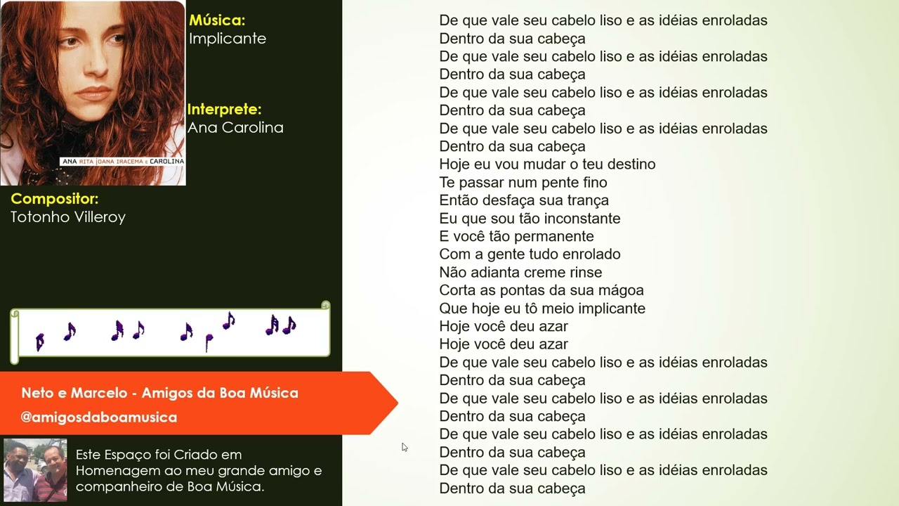 Ana Carolina - Implicante