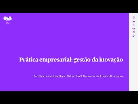 #03 | Prática empresarial: gestão da inovação