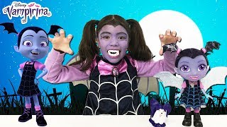 VAMPIRINA Makeup 💄 Talking Vampirina Doll Disney Jr Vampirina Toys