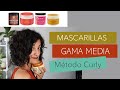MASCARILLAS GAMA MEDIA CURLY GIRL METHOD EN ESPAÑOL | MASCARILLAS PARA PELO ONDULADO Y RIZADO