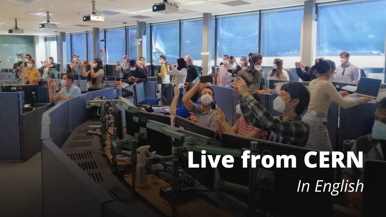 Live from CERN Join us for the first collisions for physics at 13.6 TeV!