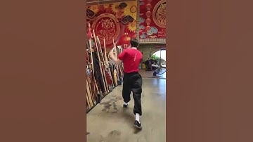 Amazing Kung Fu Weapon Training Demo