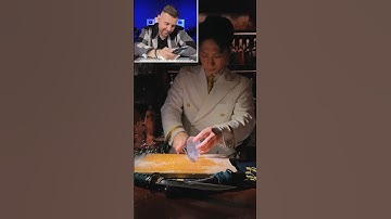 Samurai Bartender Making an Ice Diamond? 💎