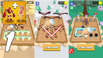 Merge Battle: Superhero Fight Gameplay Walkthrough #1 (Android, IOS)