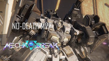 Phalanx Turret on Legs - Tricera No-Death MVP Gameplay (Mecha BREAK - Beta)