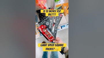 Is 12 inches too big for Speed Square Tricks? 🤔 #shorts #skills  #fyp #ninja #tools #tricks #watch