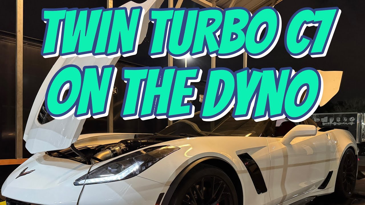 Настройка TWIN TURBO C7 на динамометре с Джастином Уайтом