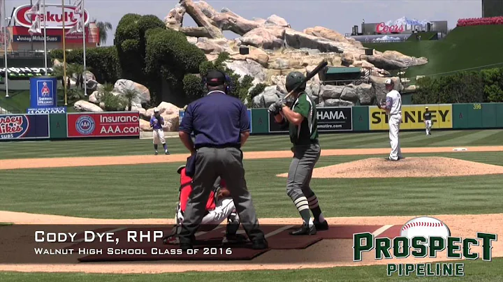 Cody Dye Prospect Video, RHP, Walnut High School C...