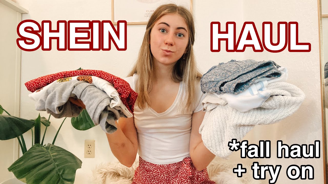 HUGE SHEIN FALL TRY ON HAUL 2021 | trendy and affordable - YouTube