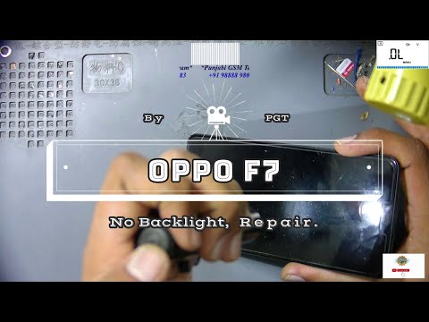 Oppo F7, No Backlight Repair. #PGT