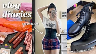 [ vlog diaries ] My Week, Recent Purchases haul 🛍 + tiktok pesto pasta recipe! 😋