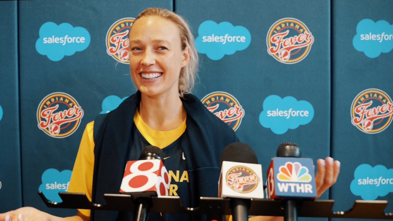 Practice Media Availability: How Team is Adjusting with Caitlin Clark Out & Looking Ahead to Mystics