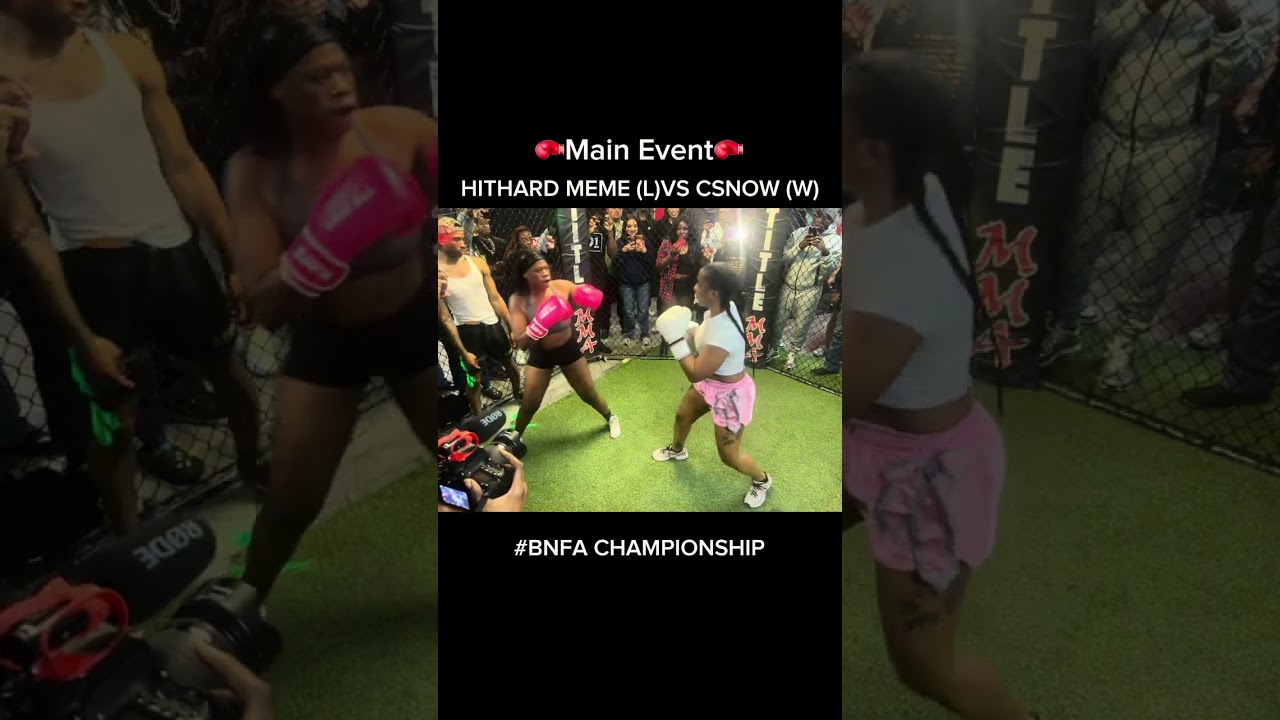 #BNFA CHAMPIONSHIP Main Event: HITHARD MEME (L) V CSNOW (W) #TodayInBlackEntertainmentToTheWorld