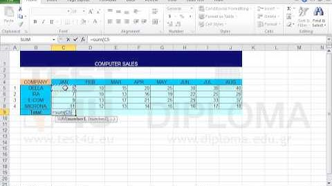 Enter a function in cell C9 of the SALES worksheet to return the sum of the cell range C5:C8.