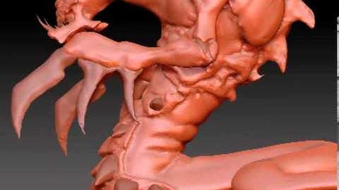 Zbrsuh Hydralisk sculpt PART 1 (mouse^^)