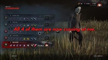 Toxic 4 man SWF rages at Jumpscare Myers | Dead By Daylight