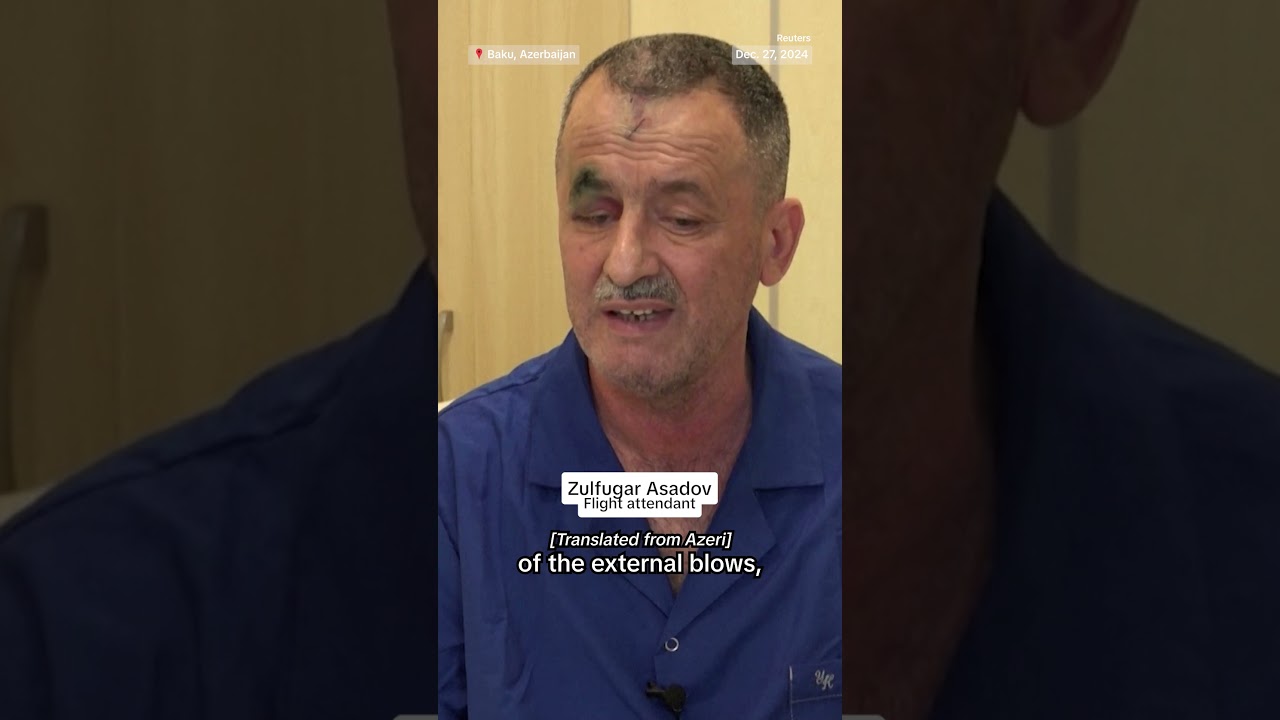 Survivor of Azerbaijan plane crash recalls hearing explosions during the flight