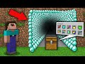 Minecraft NOOB vs PRO: WHO LEFT THIS SECRET CHEST IN DIAMOND CRYSTAL TUNNEL? 100% trolling