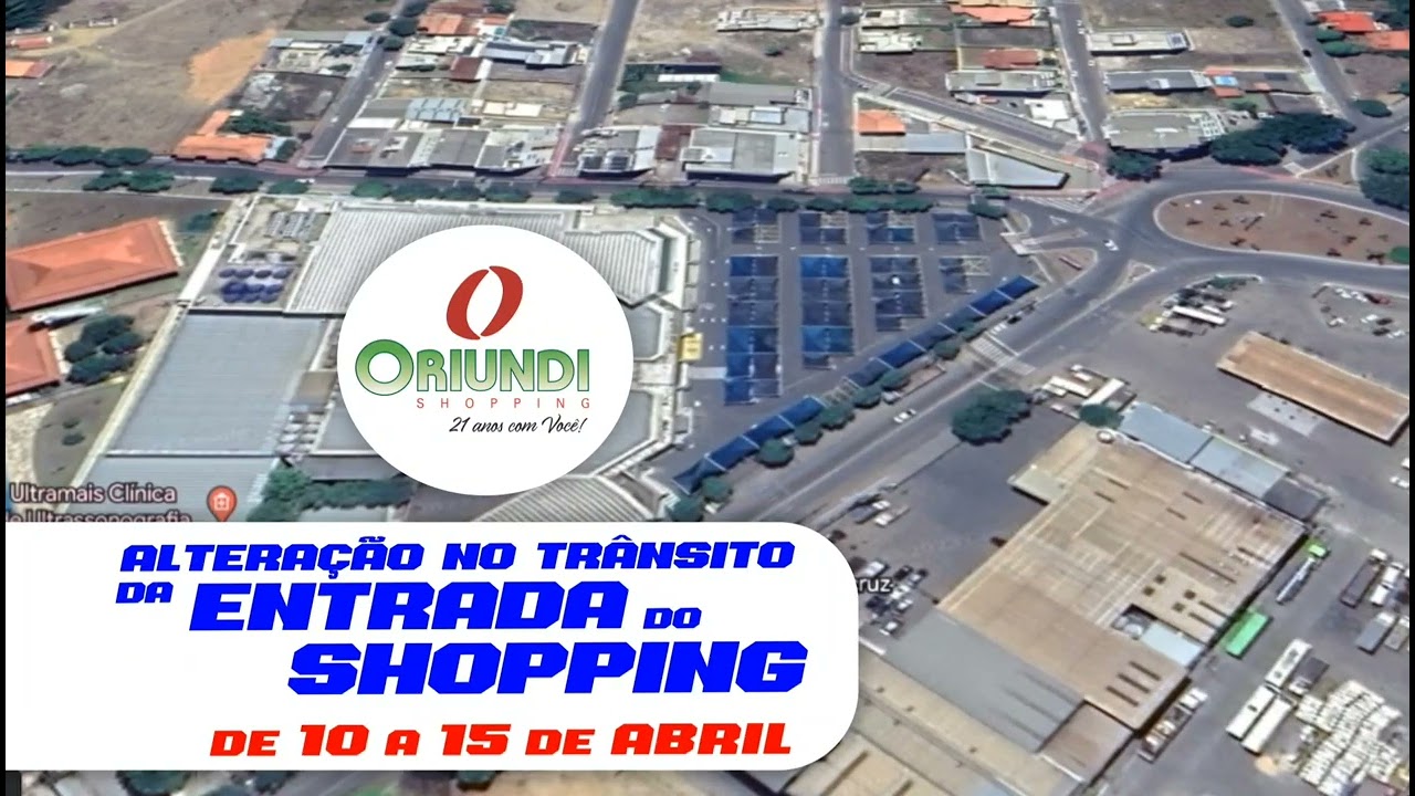 ALTERAÇÃO NO TRÂNSITO DA ENTRADA DO SHOPPING