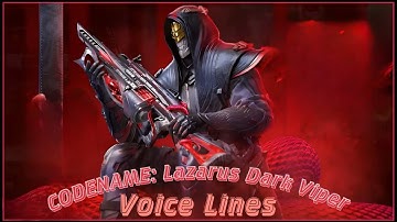 Voice of Codename Lazarus Dark Viper | CoD Fame leaks