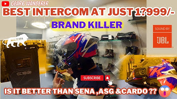 BluArmor C30 Intercom Review Best JBL Helmet Speaker System From India #gear6wanderer