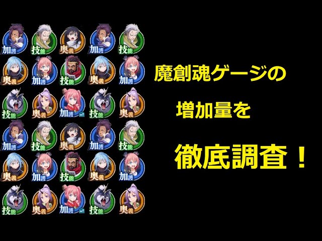 まおりゅう 魔創魂ごとのゲージ増加量を詳細調査 ガチ攻略 Youtube