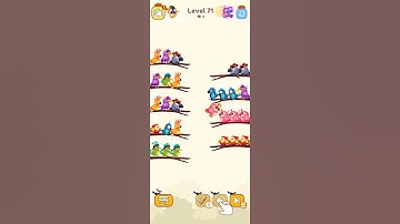 bird sort color game leval 71 #colorsortgame #games #coloringpages #colorsort #colouringgames