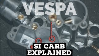 Vespa Si Carb Fuel Supply, Jets, Atomizer, Mixer, Air Corrector Explained Fmp-Solid Pion