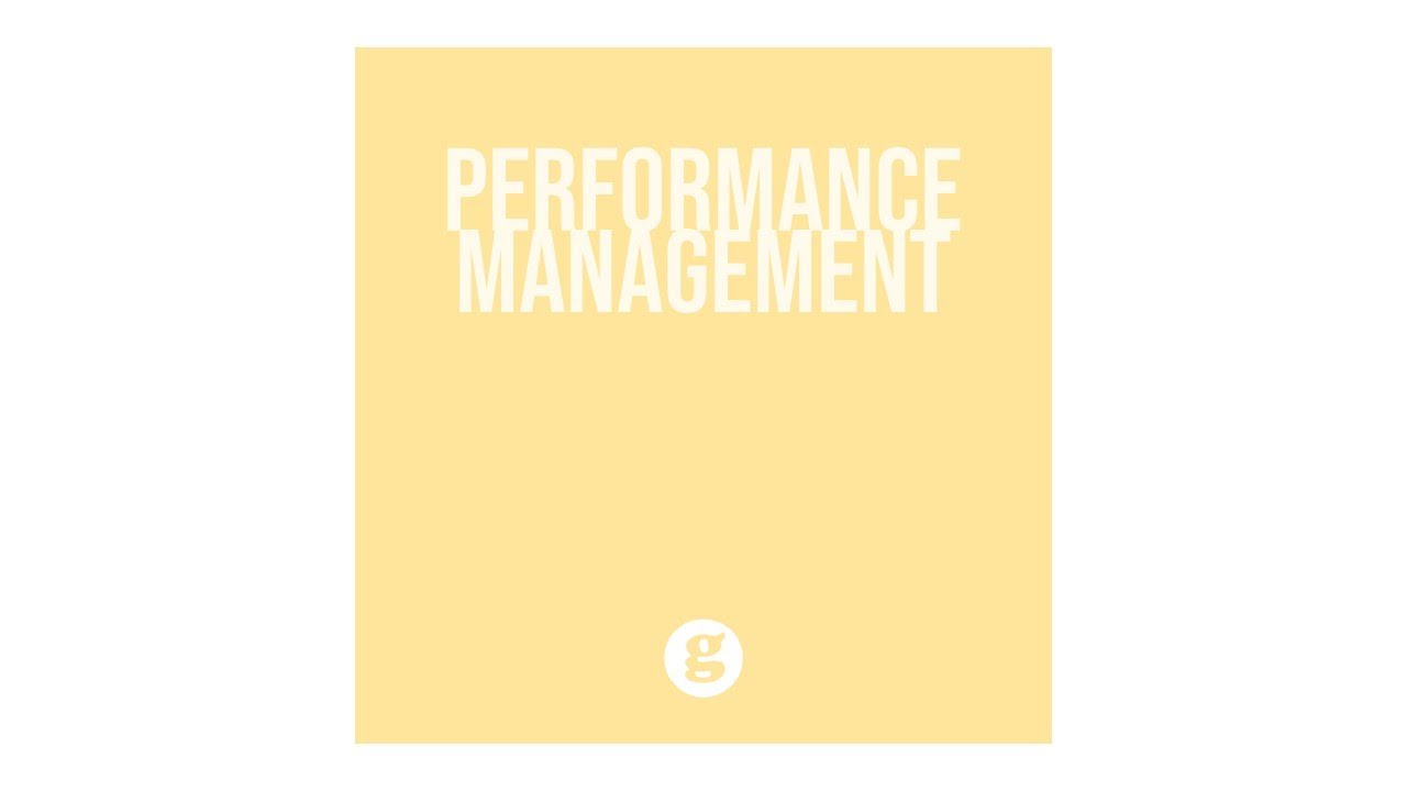 Performance Management - YouTube