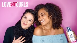 EASY One-Product Braided Hairstyle for Curly Hair
