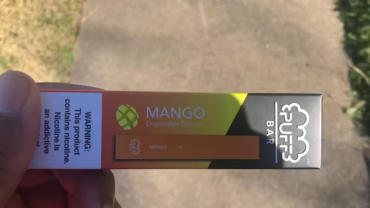 PUFF BAR MANGO REVIEW SMOKE SESSION YouTube