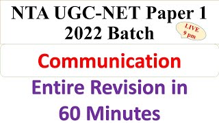 Communication - Entire Revision in 60 Minutes - NTA UGC NET 2022- Dr Triptii screenshot 3