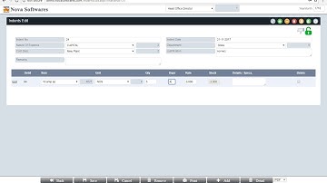 How to Add,Edit indent in indent Master in Erp System 09