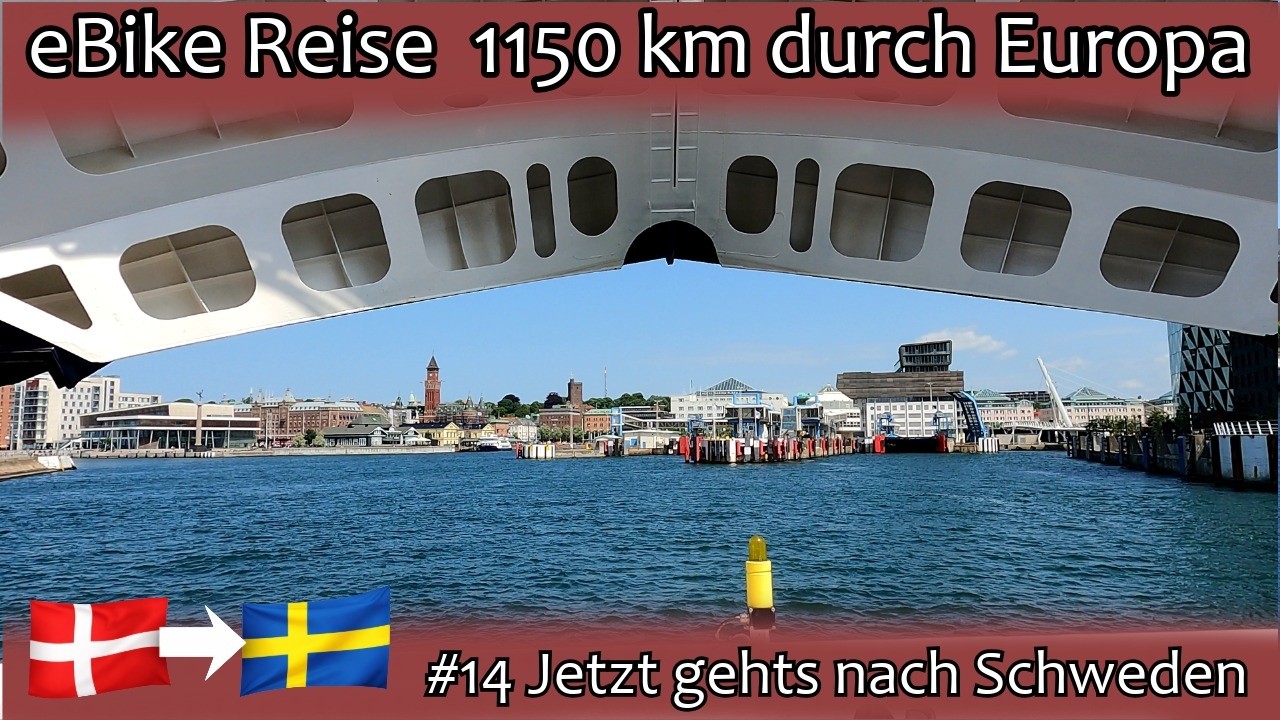 Kopenhagen → Helsingør → Helsingborg 🇩🇰➡️🇸🇪 | Mit der Fähre nach Schweden | Radreise #14