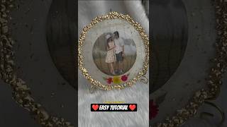 Resin Tutorial for beginner | Resin Photo Frame ✨ #shorts #resinphotoframe #craft #resinart #diy