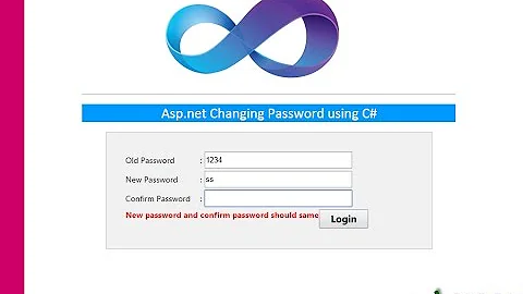 Asp.net changing password using c#