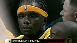 Jermaine O'Neal - 37 points vs Heat Full Highlights (2004 ECSF GM4) (2004.05.12)