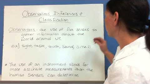 Prologue: Observations, Inferences, and Classifications