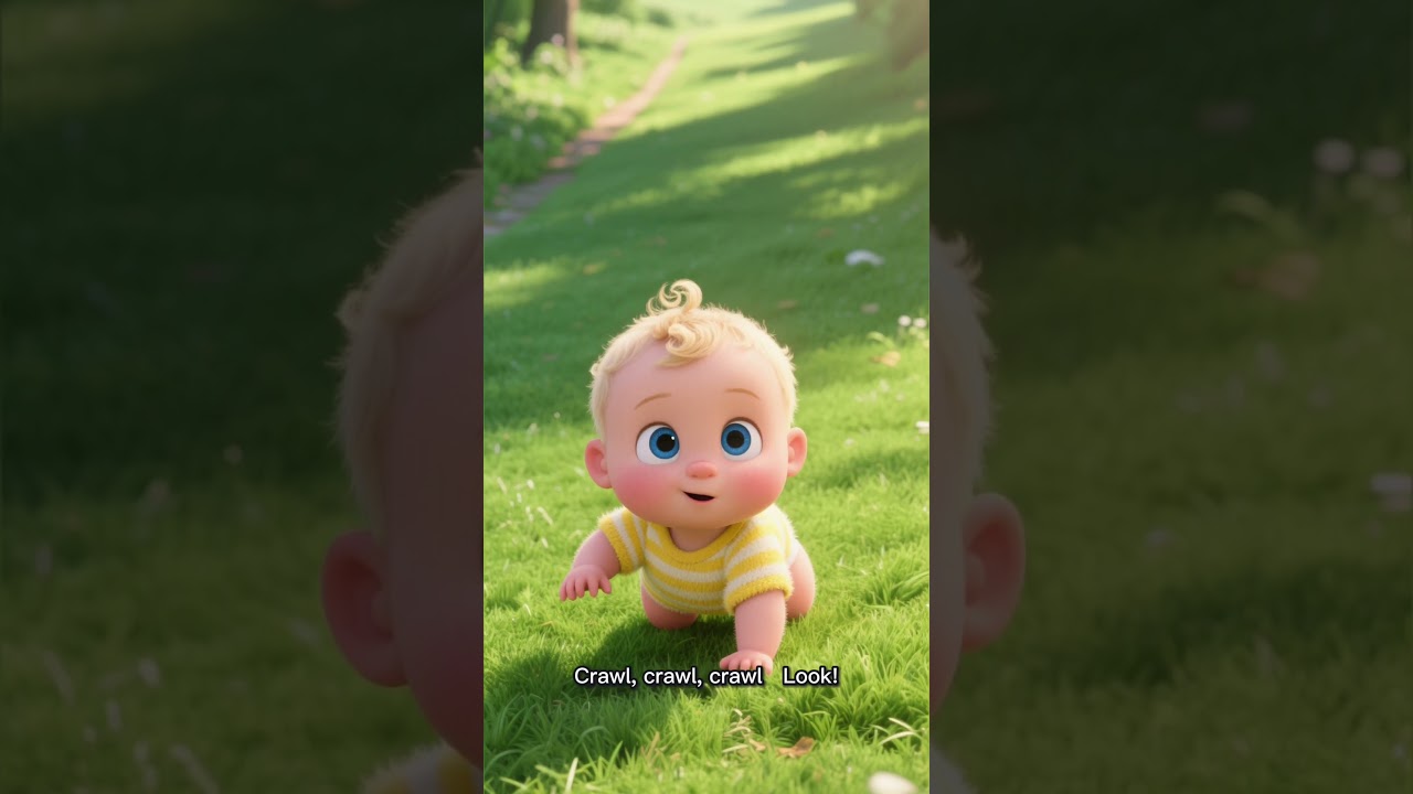 Cute Baby & Yellow Duck Adventure 🦆 | Sensory Play for Babies 