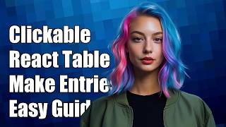 How to make the entries in one column clickable in React Table?