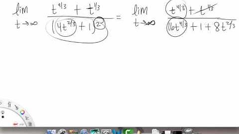 Limits at Infinity   Example 2 | Single Variable Calculus for Sci & Eng | Griti