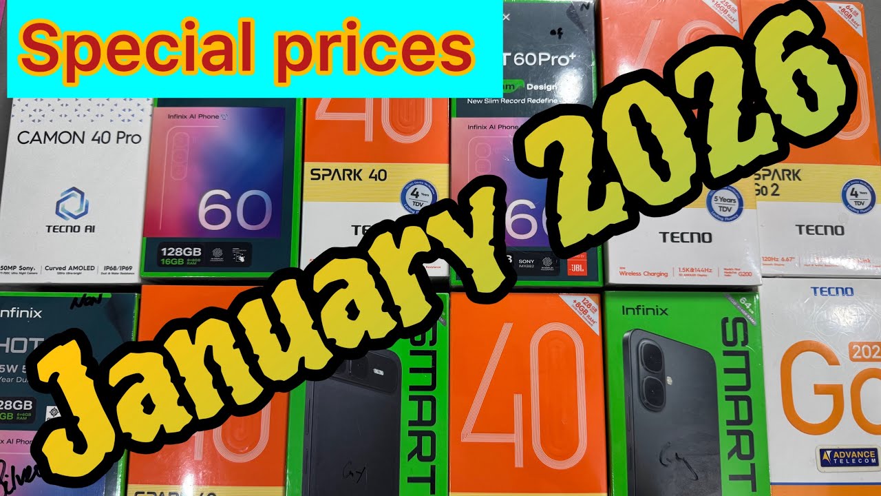 January 2026 prices update | New Year New increased Prices | infinix | Tecno |