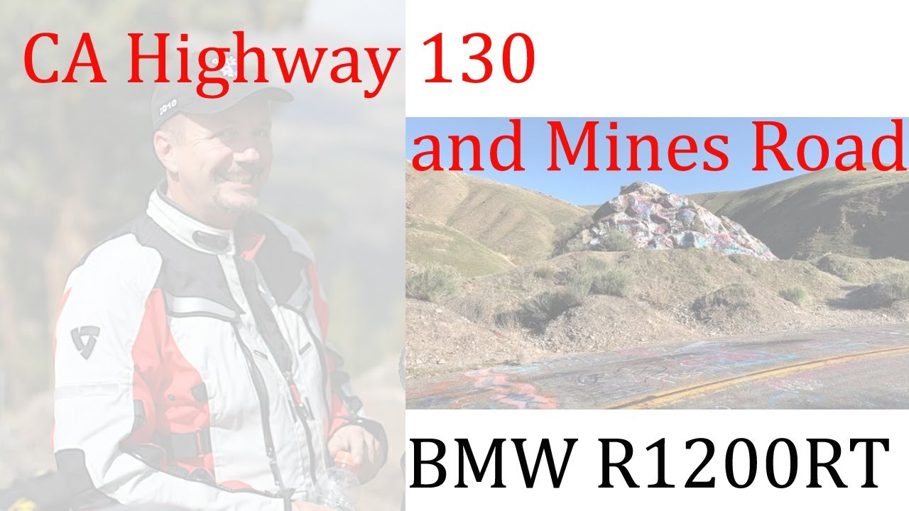 BMW R1200RT on CA Hy 130 and Mines Road