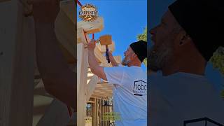 Perfect Timber Joinery Fit with Mallet! #Carpentry #Woodworking #DIY